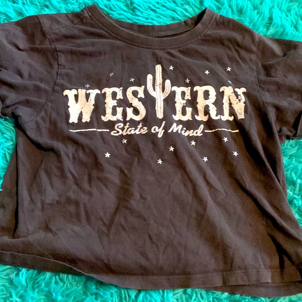 Western crop top